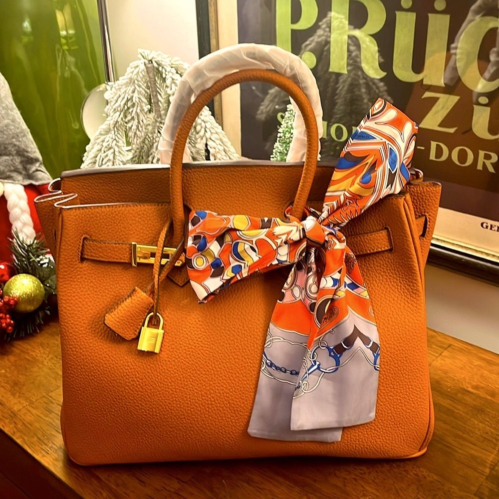 British tan Satchel Bag